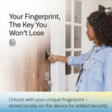 Yale Assure Lock 2; Keyless Smart Door Lock with Wi-Fi and Fingerprint Access; Black Suede