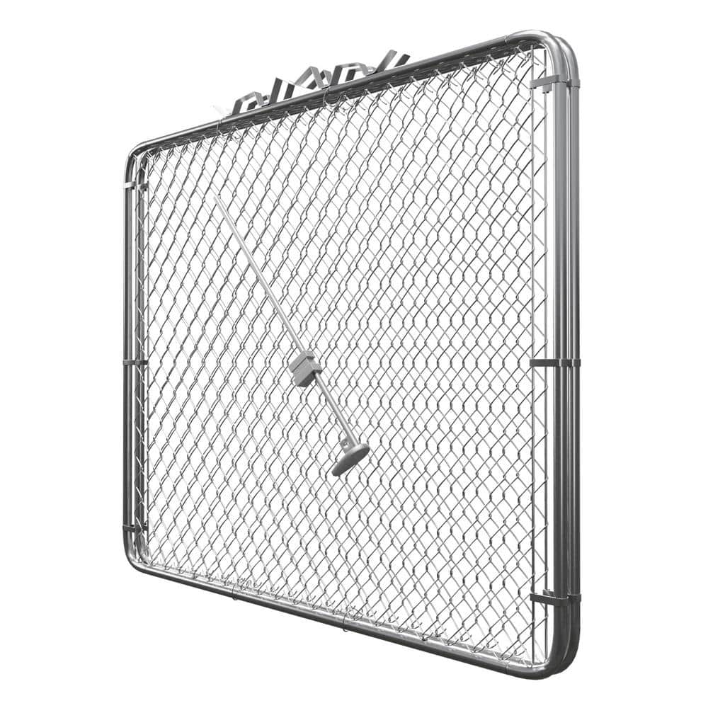 YARDGARD 10 ft. W x 6 ft. H Galvanized Steel Drive-Through Gate 2-panels
