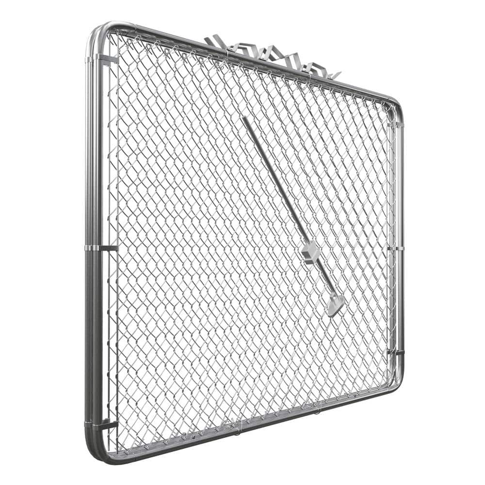 YARDGARD 10 ft. W x 6 ft. H Galvanized Steel Drive-Through Gate 2-panels