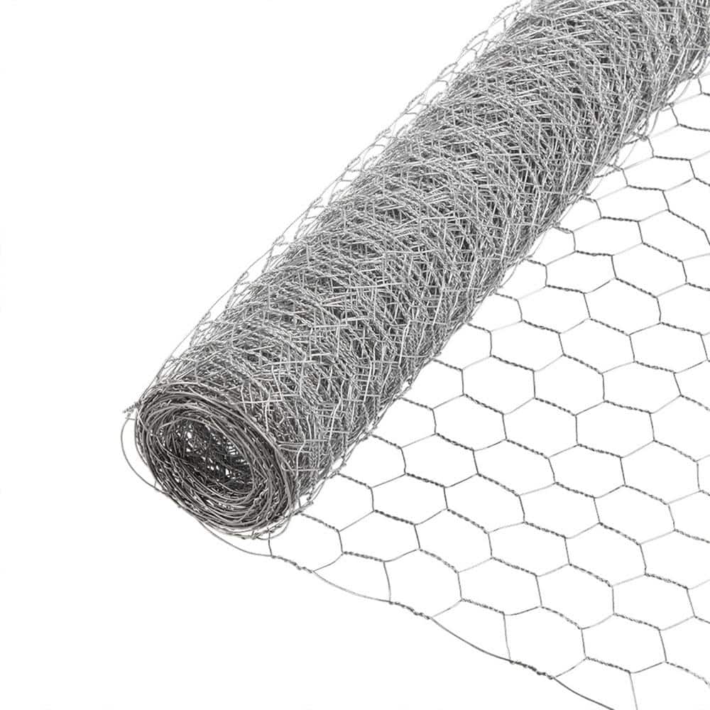 YARDGARD 2 in. Mesh x 2 ft. x 25 ft. 20-Gauge Galvanized Poultry Netting