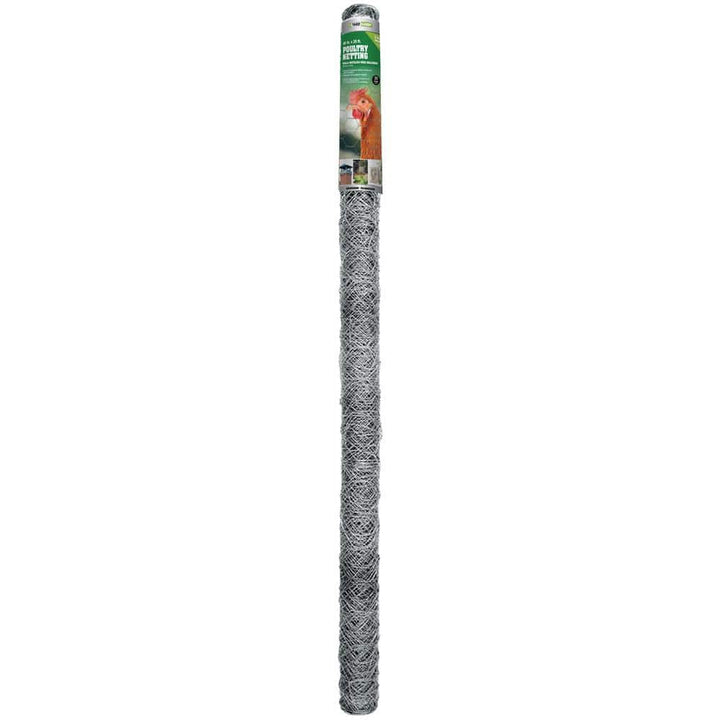 YARDGARD 2 in. Mesh x 4 ft. x 25 ft. 20-Gauge Galvanized Poultry Netting