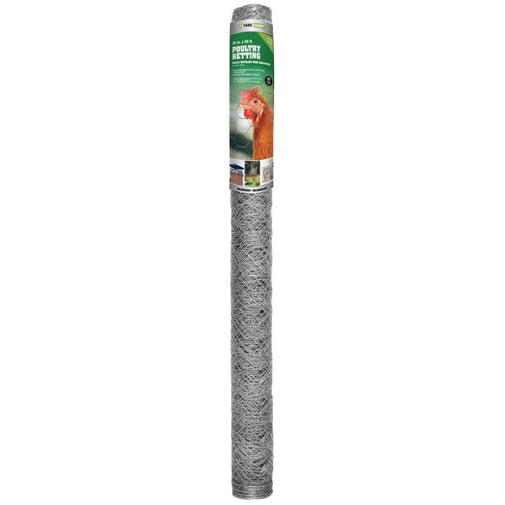 YARDGARD 2 in. x 3 ft. x 50 ft. 20-Gauge Poultry Netting