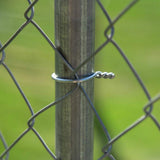 YARDGARD SpeedyTie Chain Link Fence Line Post Galvanized Steel Tie Wires 1-5/8" Diameter (100 PCS)
