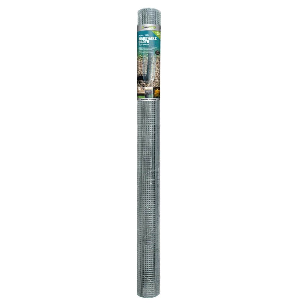 YARDGARD 1/4 in. x 3 ft. x 10 ft. 23-Gauge Galvanized Hardware Cloth