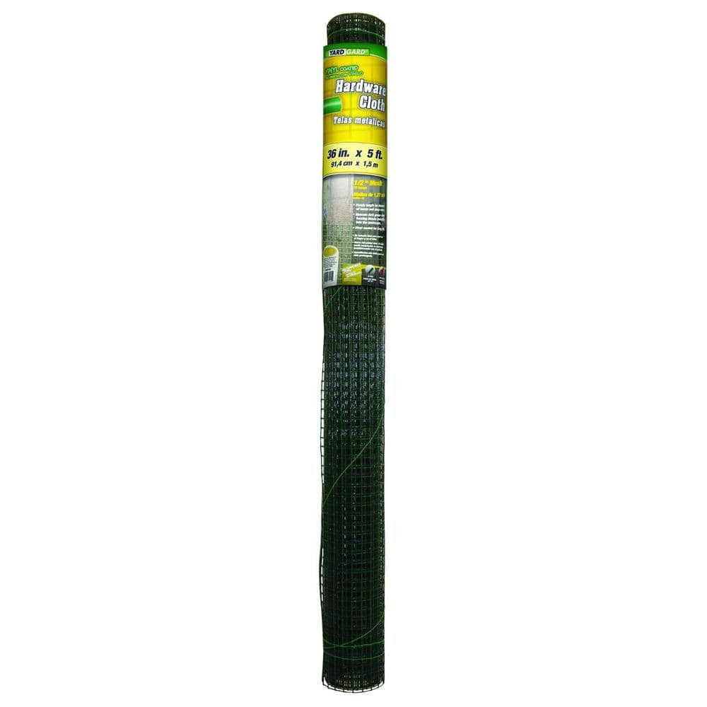 YARDGARD 1/2 in. x 3 ft. x 5 ft. 19-Gauge PVC Hardware Cloth