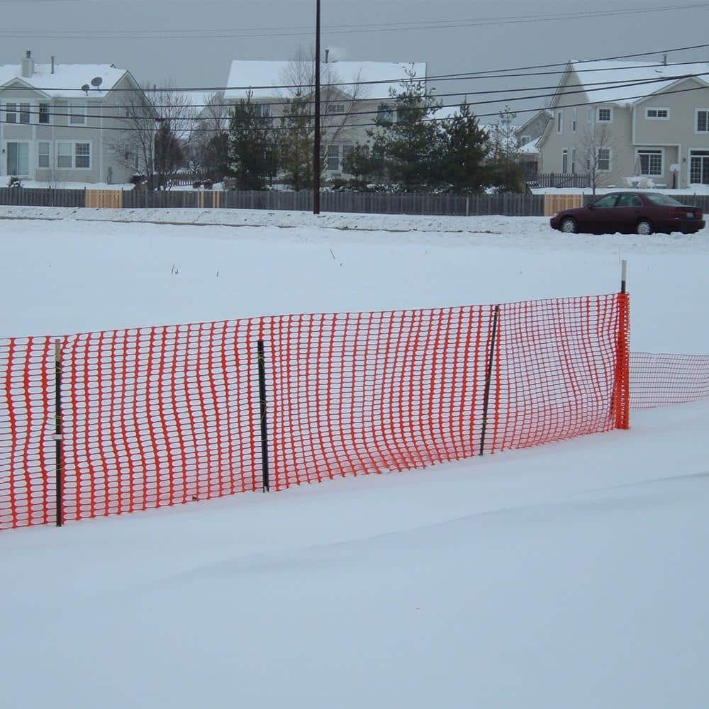 YARDGARD 4 ft. x 100 ft. Orange PVC Snow Fence