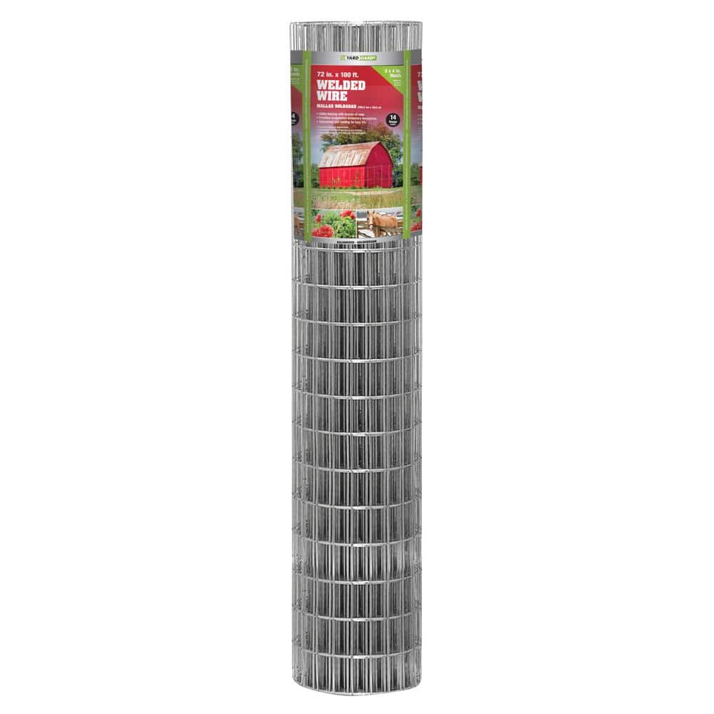 YARDGARD 6 ft. x 100 ft. 14-Gauge Galvanized Welded Wire