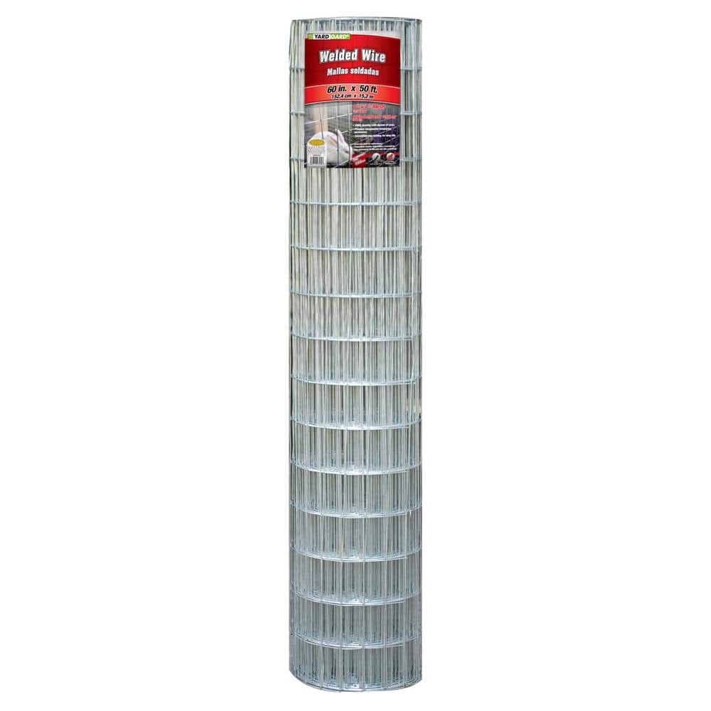 YARDGARD 5 ft. x 50 ft. 12.5-Gauge Galvanized Zinc Coated Welded Wire Fence