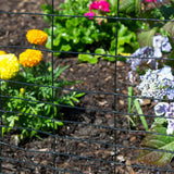 YARDGARD 2.3 ft. x 50 ft. PVC Black Garden Fence