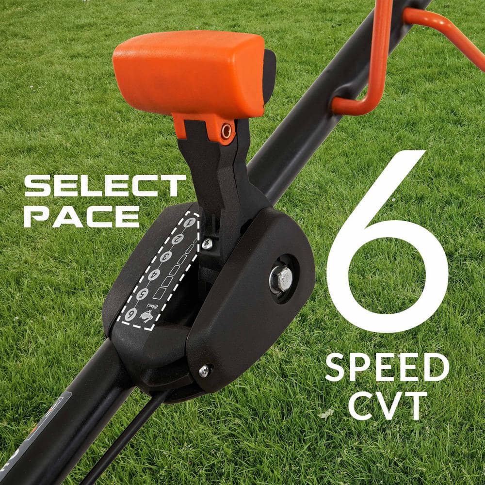 YARDMAX 22 in. 201 cc SELECT PACE 6 Speed CVT High Wheel FWD 3-in-1 Gas Walk Behind Self Propelled Lawn Mower