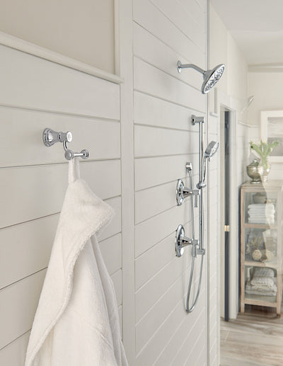 Moen Belfield Double Hook Polished Nickel Towel Hook