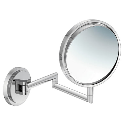 Moen Arris 13.85-in x 8.9-in Chrome Double-Sided Magnifying Wall-Mounted Vanity Mirror