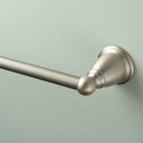 Moen Brantford 18-in Brushed Nickel Wall Mount Single Towel Bar