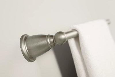 Moen Brantford 18-in Chrome Wall Mount Single Towel Bar