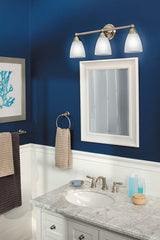 Moen Brantford 18-in Brushed Nickel Wall Mount Single Towel Bar