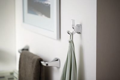 Moen Voss 18-in Polished Nickel Wall Mount Single Towel Bar