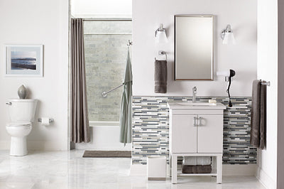Moen Voss 18-in Polished Nickel Wall Mount Single Towel Bar