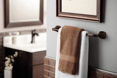 Moen Voss 18-in Polished Nickel Wall Mount Single Towel Bar