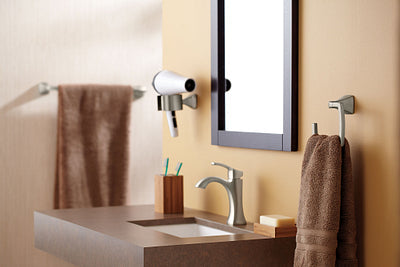 Moen Voss 18-in Polished Nickel Wall Mount Single Towel Bar