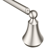 Moen Wynford 24-in Brushed Nickel Wall Mount Single Towel Bar