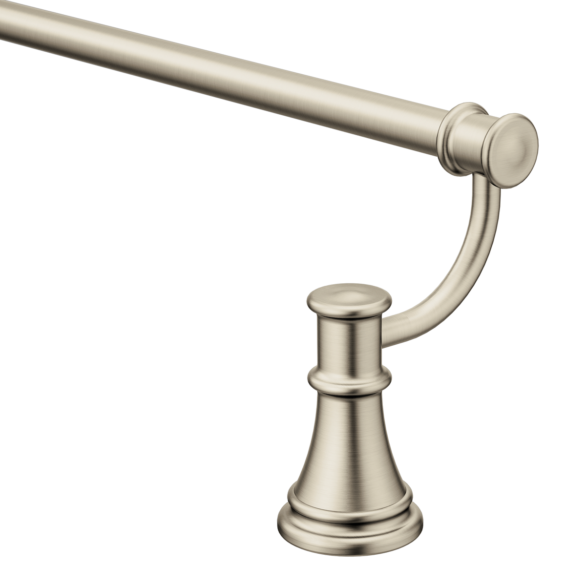 Moen Belfield 24-in Polished Nickel Wall Mount Single Towel Bar