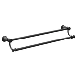 Moen Belfield 24-in Polished Nickel Wall Mount Double Towel Bar