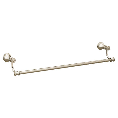 Moen Belfield 24-in Polished Nickel Wall Mount Single Towel Bar