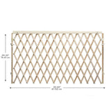 Angel Sar 24-36 in. x 29-32 in. Wood Room Divider Gate, Deck Gates for Pet Doorways