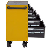 CAT Heavy-Duty 26 in. 5-Drawer Yellow 16-Gauge Steel Rolling Tool Cabinet with Keyed Locking System