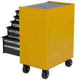 CAT Heavy-Duty 26 in. 5-Drawer Yellow 16-Gauge Steel Rolling Tool Cabinet with Keyed Locking System