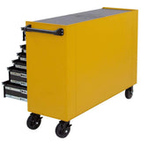 CAT Heavy Duty 52 in. W x 18 in. D 11-Drawer Yellow 16-Gauge Steel Rolling Tool Cabinet with Keyed Locking System