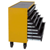 CAT Heavy Duty 52 in. W x 18 in. D 11-Drawer Yellow 16-Gauge Steel Rolling Tool Cabinet with Keyed Locking System