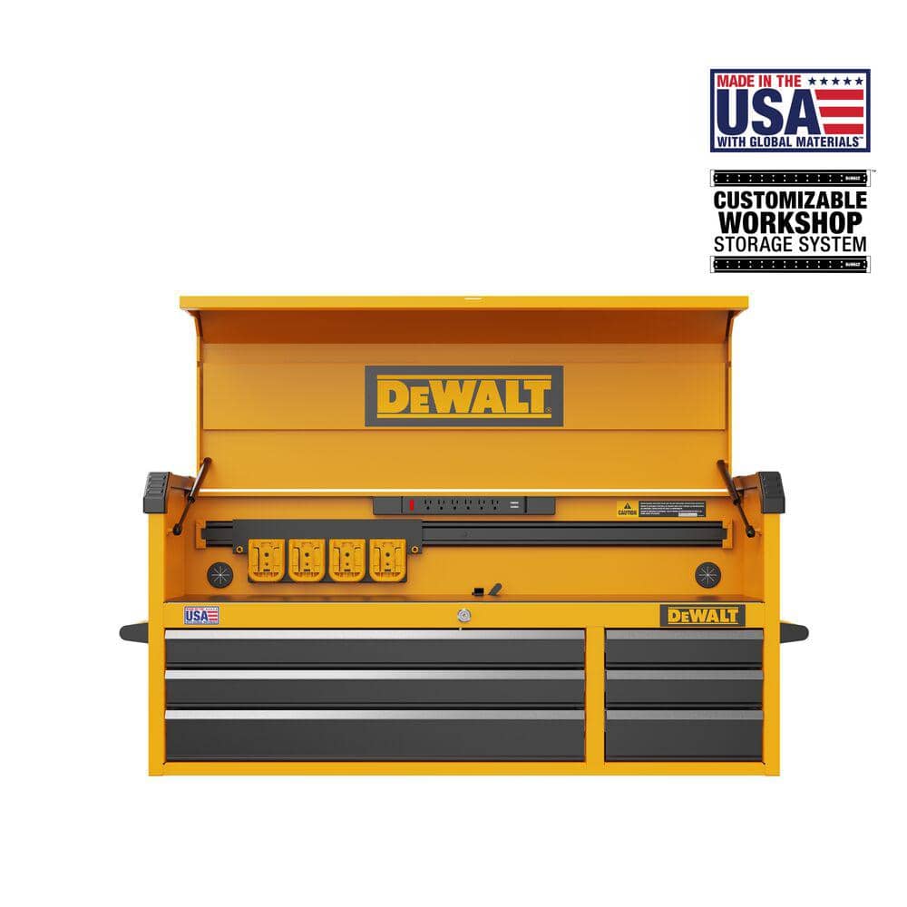 DEWALT 52 in. W x 19 in. D 6-Drawer Top Tool Chest