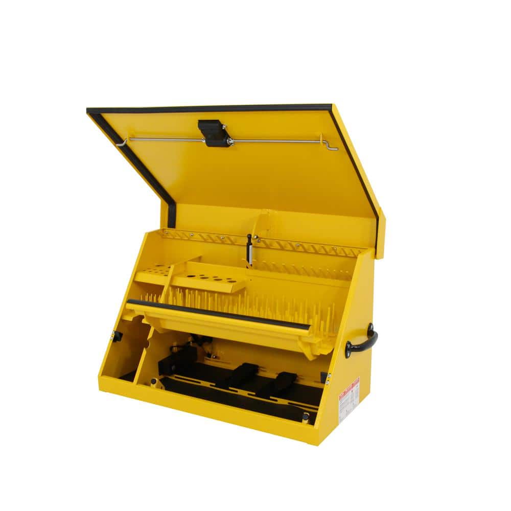 DEWALT 30 in. W x 15 in. D Triangle Toolbox for Sockets, Wrenches and Screwdrivers in Yellow Powder Coat