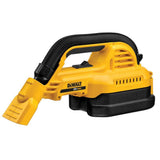 DEWALT 20V MAX Cordless 1/2 Gal. Wet/Dry Portable Vacuum (Tool Only)