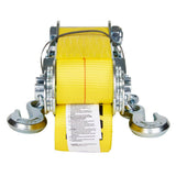 Keeper 30 ft. x 3 in. Ratchet Tie-Down with Chain Ends and Grab Hook, 5,000 lbs. WLL