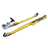 Keeper 1.25 in. x 14 ft. Side-Loading Ratchet Tie-Down Straps (2-Pack)