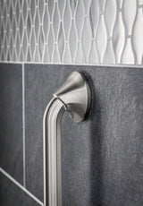 Moen Eva 12-in Brushed Nickel Wall Mount ADA-Compliant Grab Bar