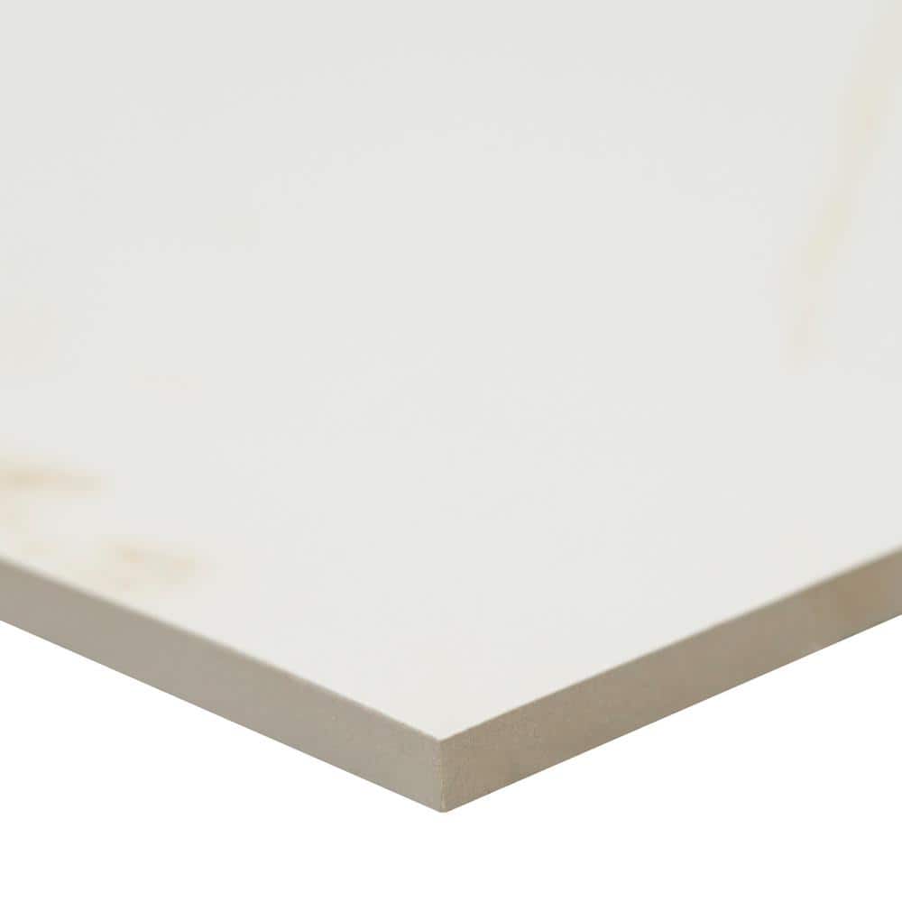 MSI Yosemite White 16 in. x 32 in. Polished Porcelain Floor and Wall Tile (14.2 sq. ft./Case)