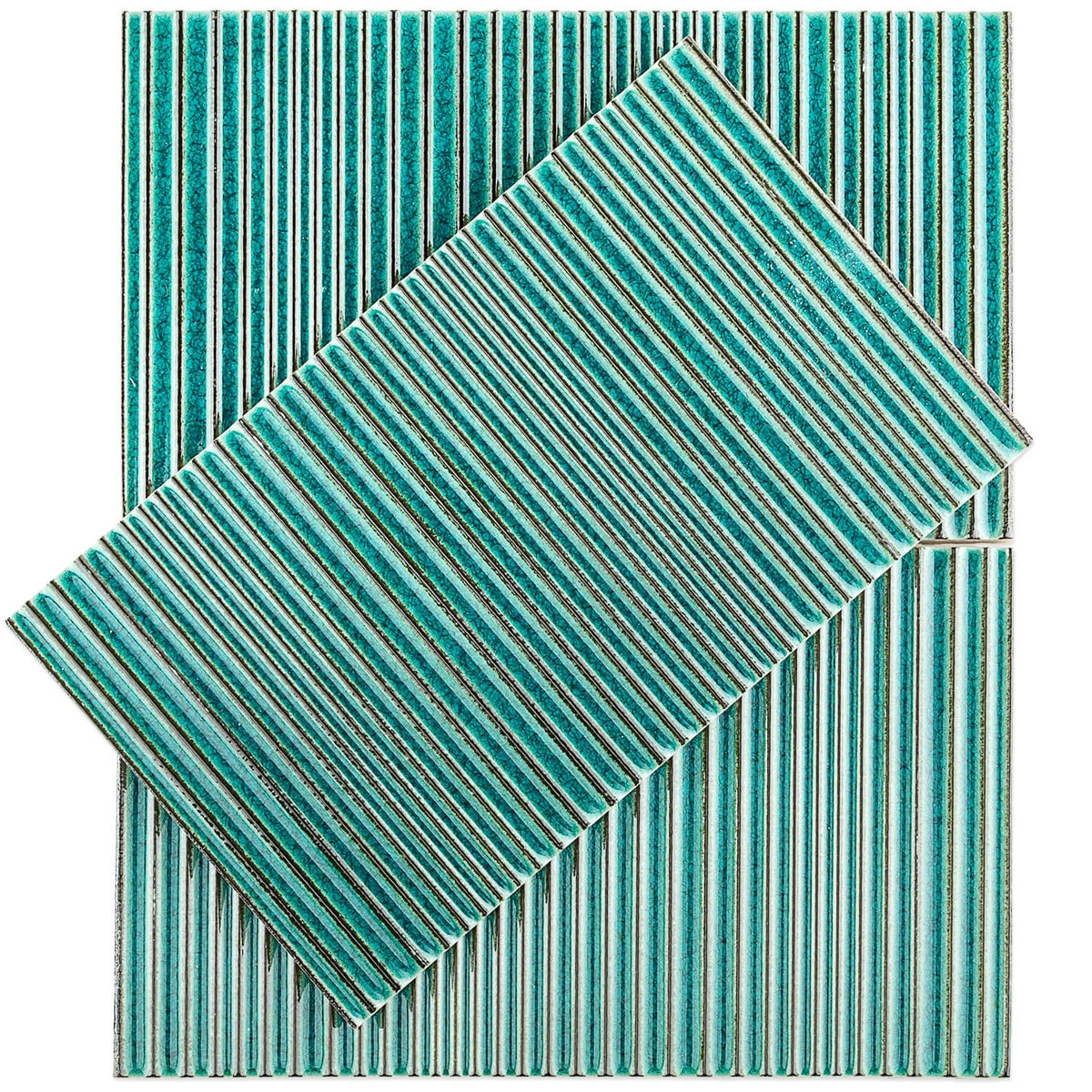 Arden Cozumel Teal Green 6x10 Glossy Porcelain Tile