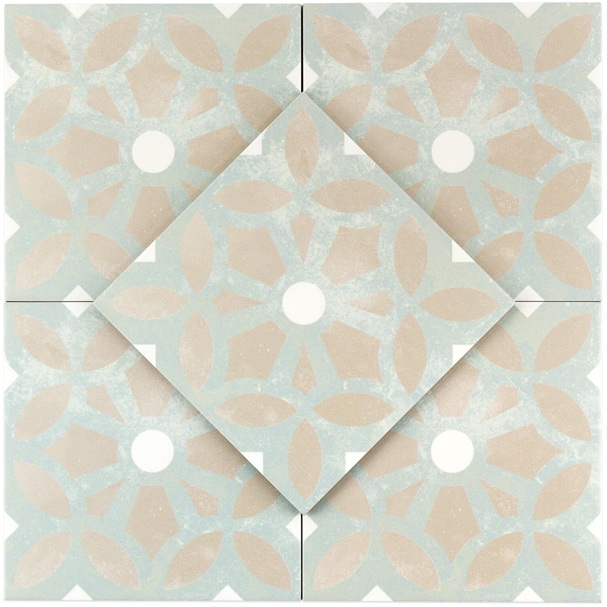 Bella Louvre Green Matte Porcelain Tile - 9x9 Inches