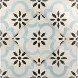 Bella Prado Blue 9x9 Matte Porcelain Tile for Residential and Commercial Use