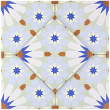 Bond Tile Uffizi Multicolored Encaustic 9x9 Glazed Porcelain Tile