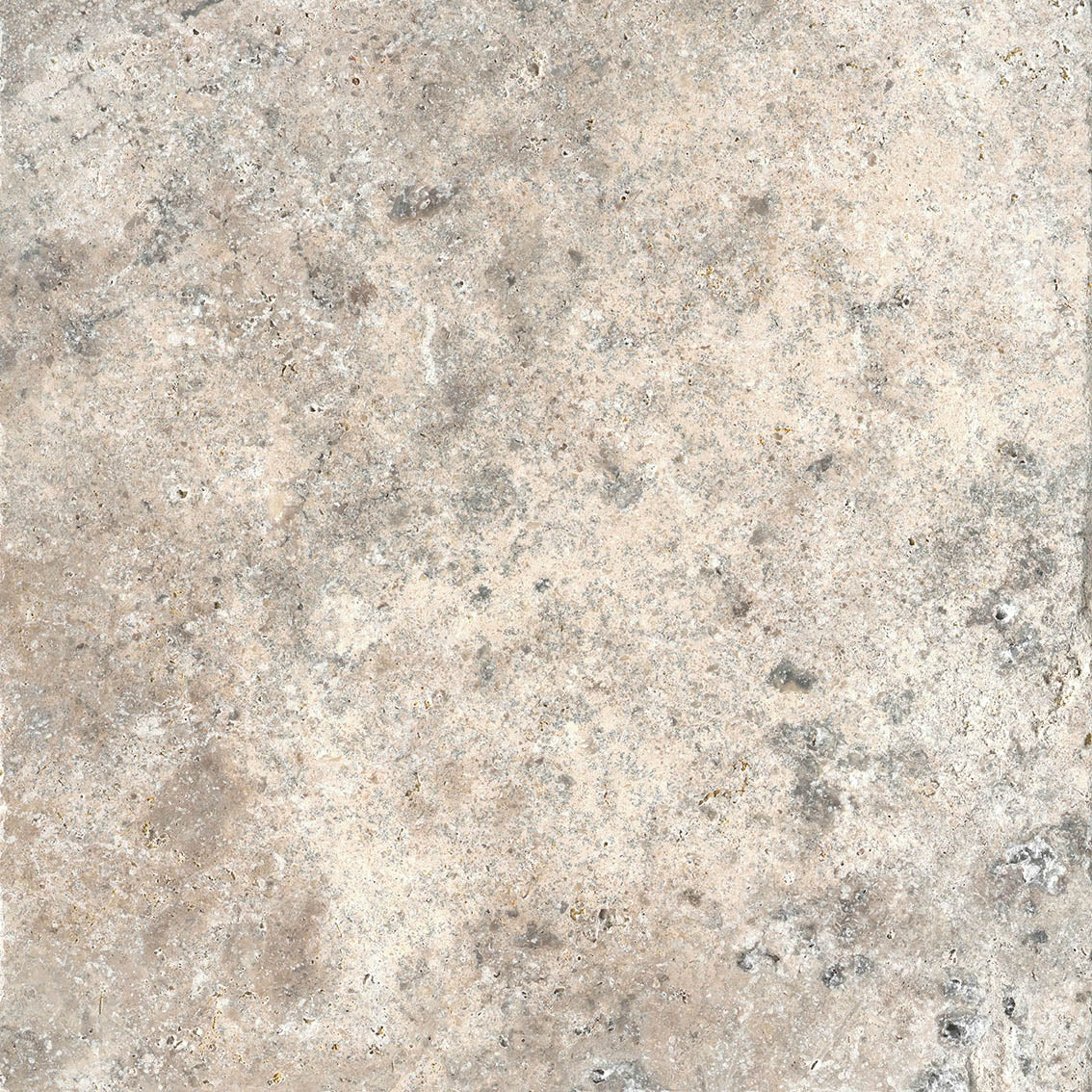 Emser Ancient Tumbled Silver Travertine Border Mosaic Tile, Natural Stone, 12-in x 12-in Sheet (Offset 2-in x 4-in)