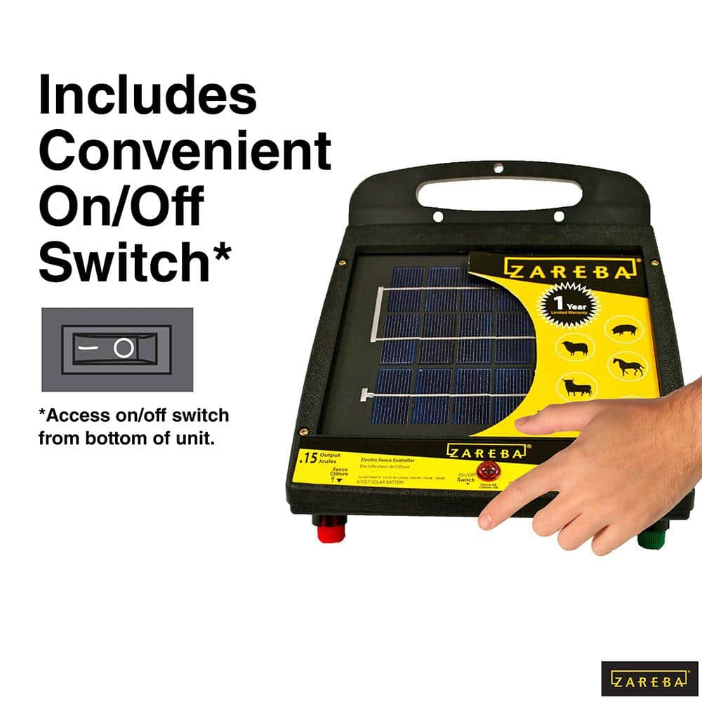 Zareba 10 Mile Low Impedance Solar Fencer