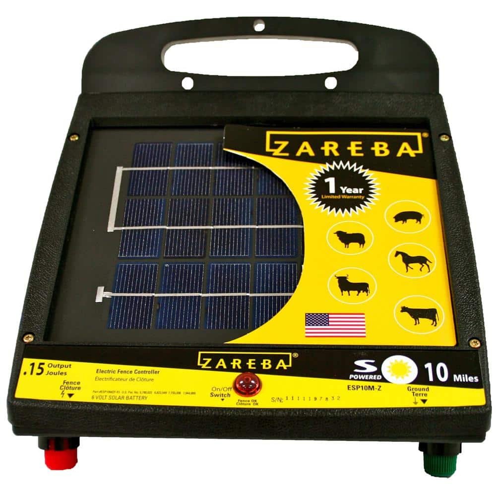 Zareba 10 Mile Low Impedance Solar Fencer