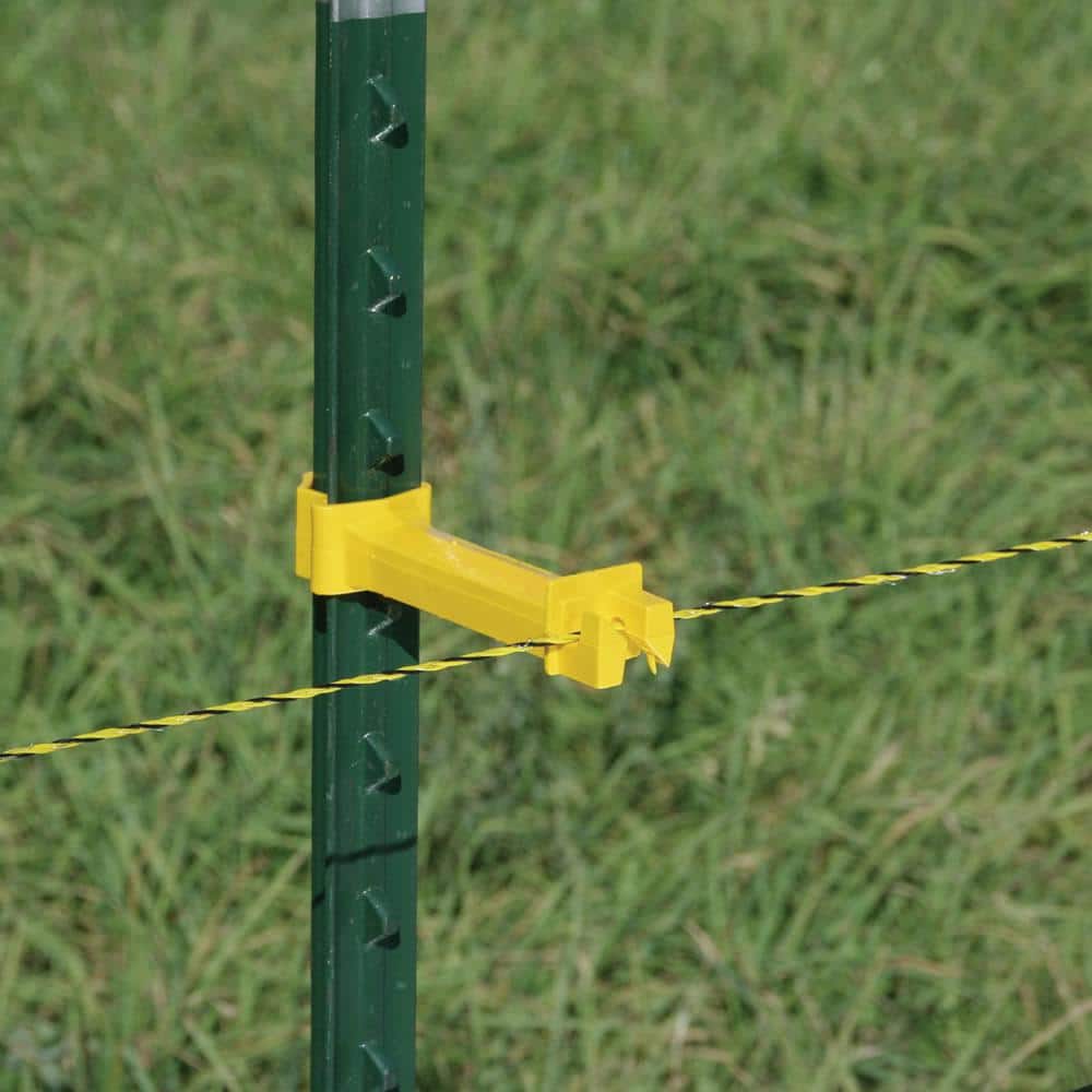 Zareba Yellow T-Post 5 in. Extension Insulator (25 Per Bag)