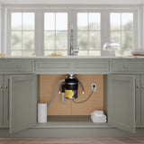 ANZZI Medusa Series 1/2 HP Continuous Feed Garbage Disposal