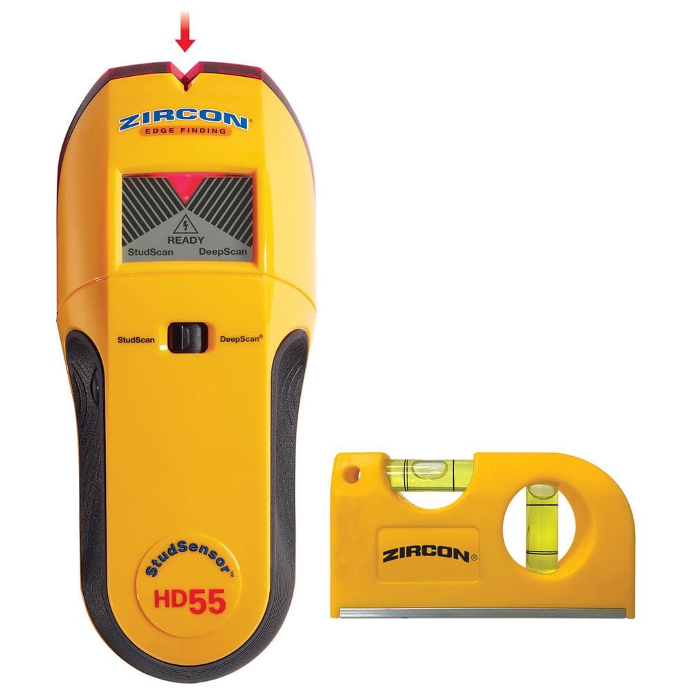 Zircon StudSensor HD55 Stud Finder with 3 in. Pocket Level